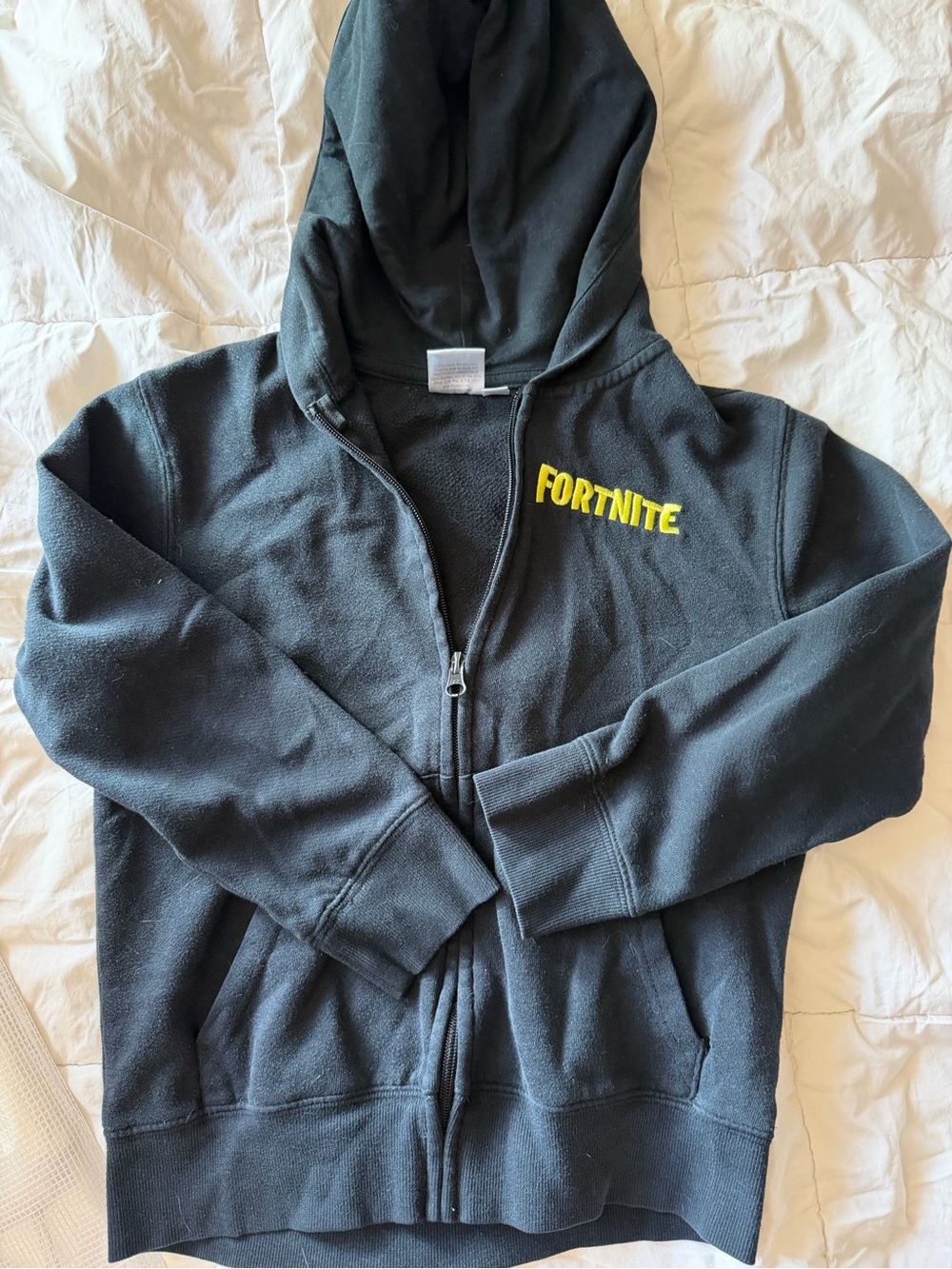Fortnite Kids Black Zip-Up Hoodie